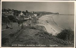 Cliff Walk Above Town Postcard