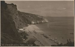 Oddicombe beach. Torquay UK Devon Postcard Postcard Postcard