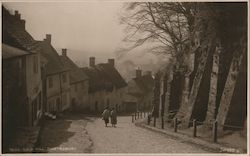 Gold Hill Shaftesbury, England Dorset Postcard Postcard Postcard