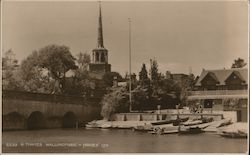 R. Thames. Wallingford UK Oxfordshire Postcard Postcard Postcard