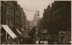 London, Fleet St. And St. Pauls Postcard