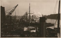 The Thames from London Bridge Postcard
