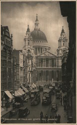 St. Paul's and Ludgate Hill Postcard