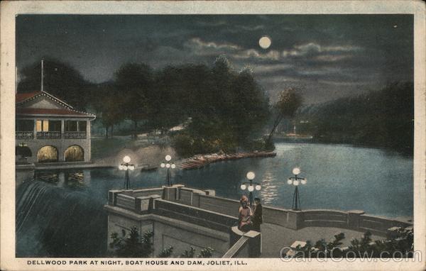Dellwood Park at Night Joliet Illinois