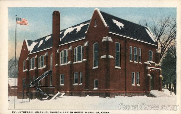 Ev. Lutheran Immanuel Church Parish House Meriden Connecticut