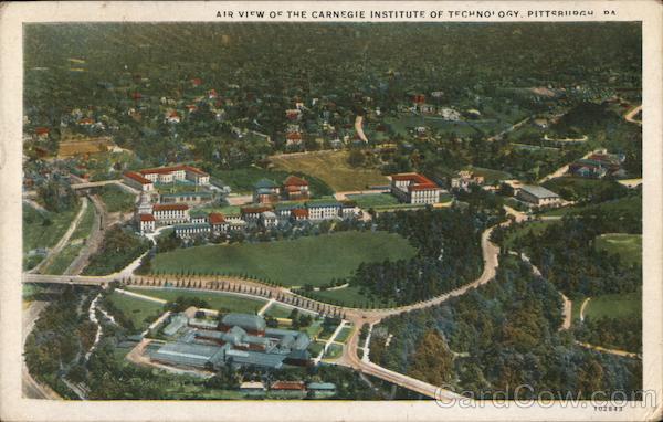 Air View of the Carnegie Institute of Technology Pittsburgh Pennsylvania