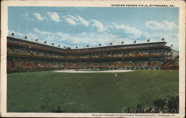Interior Forbes Field Pittsburgh Pennsylvania
