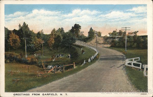 Greetings from Garfield, N.Y. New York