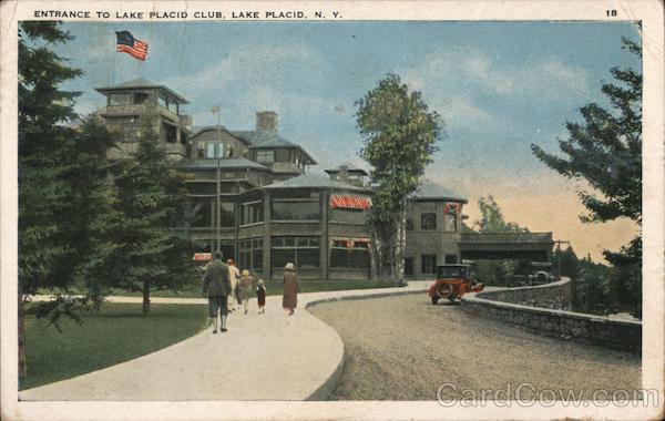 Entrance to Lake Placid Club New York