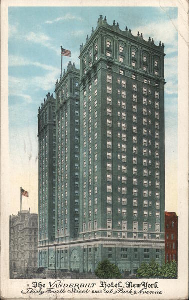 Vanderbilt Hotel New York