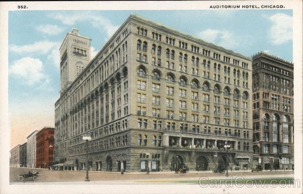 Auditorium Hotel Chicago Illinois