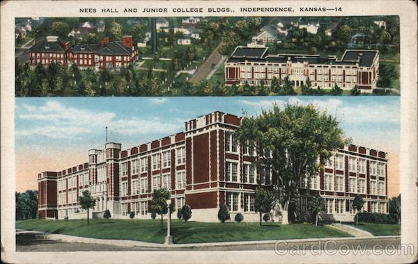 Nees Hall and Junior College Bldgs. Independence Kansas