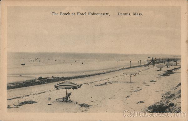 The Beach at Hotel Nobscussett Dennis Massachusetts