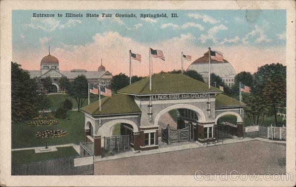 Entrance to Illinois State Fair Grounds Springfield