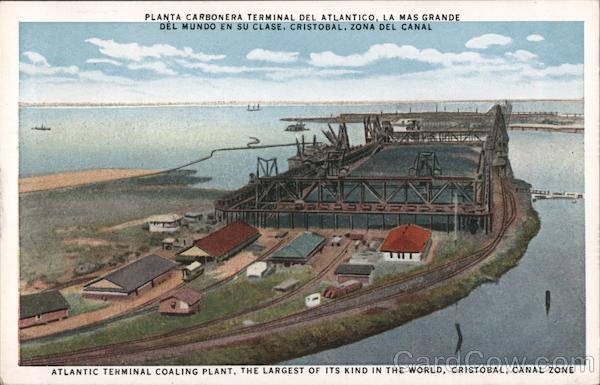 Atlantic Terminal Coaling Plant, The Largest of its Kind in the World Cristobal Panama