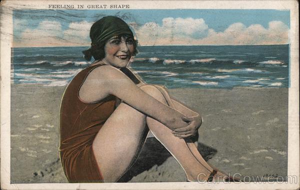 Feeling in Great Shape - 1920s Bathing Beauty Flapper