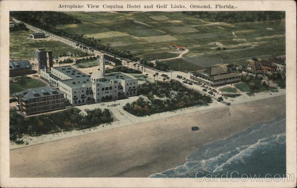 Aeroplane View Coquina Hotel and Golf Links Ormond Florida