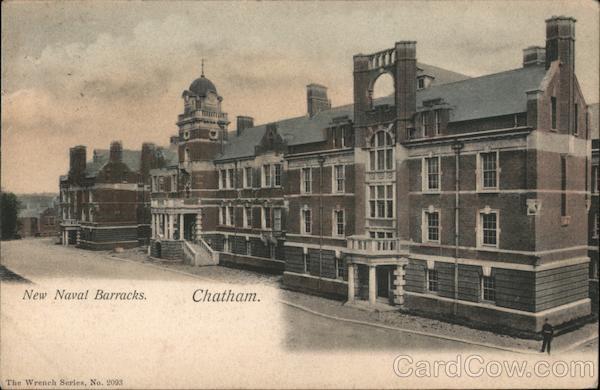 New Naval Barracks Chatham England Kent