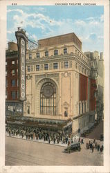 Chicago Theatre Illinois Postcard Postcard Postcard