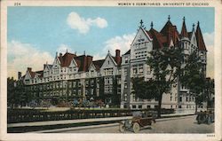 Women's Dormitories, University of Chicago Postcard