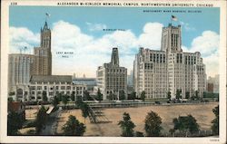Alexander McKinlock Memorial Campus, Northwestern University Postcard