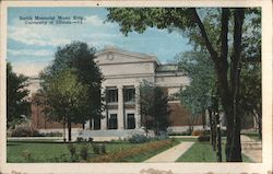 Smith Memorial Music Building, University of Illinois Postcard