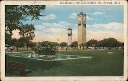 Quadrangle, Fort Sam Houston Postcard