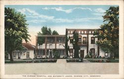 The Pawnee Hospital and Maternity Annex, Pawnee City, Nebraska Postcard