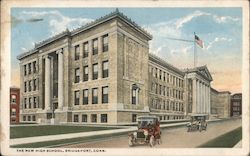 The New High School Bridgeport, CT Postcard Postcard Postcard