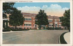 A.D. Higgins School Postcard