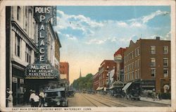 East Main Street, Looking West Postcard