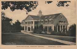 Main Building, Pomfret School Connecticut Postcard Postcard Postcard