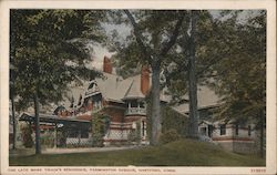 The Late Mark Twain's Residence, Farmington Avenue Postcard