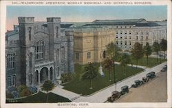 Wadsworth Atheneum, Morgan Memorial and Municipal Building Postcard