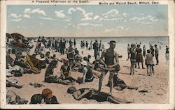 A Pleasant Afternoon on the Beach Postcard