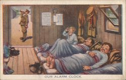 Our Alarm Clock Comic Postcard Postcard Postcard