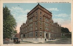 Hays Dormitory, W. & J. College Postcard