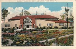 Rainbow Gardens at Waldameer Park Erie, PA Postcard Postcard Postcard