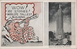 Empire State Building Postcard
