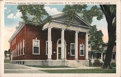 Historical Museum and Wood Library Canandaigua, NY Postcard Postcard Postcard