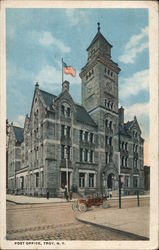 Post Office Troy, NY Postcard Postcard Postcard