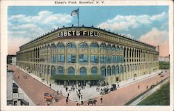 View of Ebbet's Field Postcard