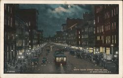 South Salina Street from the Canal Postcard