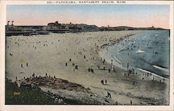 Panorama, Nantasket Beach Hull, MA Postcard Postcard Postcard