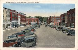 Market Square, Looking East Postcard