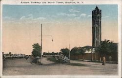 Eastern Parkway and Water Tower Postcard