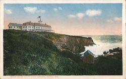 Bald Head Cliff and House Postcard