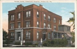 Nurses Home, Passavant Hospital Postcard