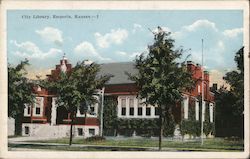 City Library Emporia, KS Postcard Postcard Postcard