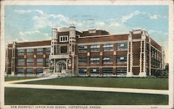 New Roosevelt Junior High School Postcard